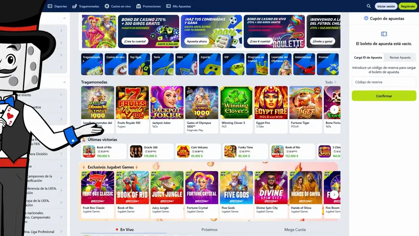Casinos sin registro con retiro inmediato en España