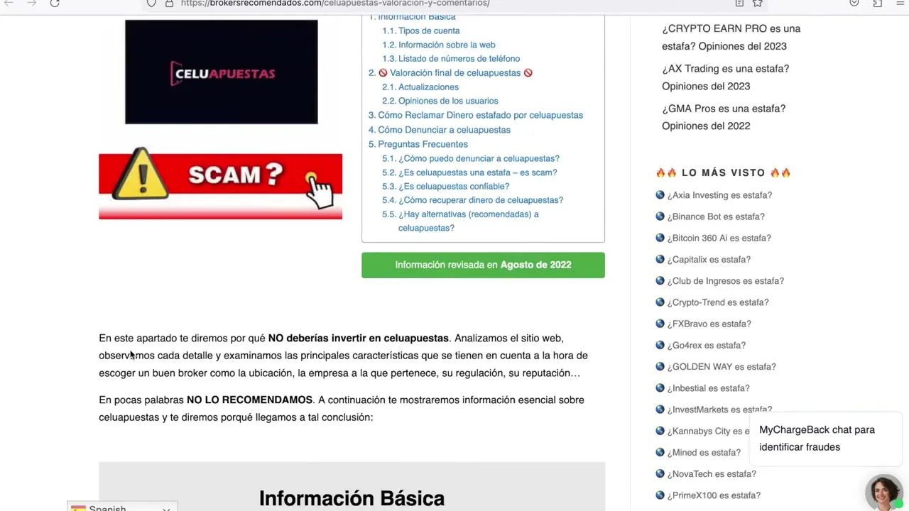 Reclamaciones casino online España